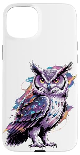Cosmic Abstract Art Eule Eulen Hülle für iPhone 15 Plus Cosmic Abstract Art Eule Eulen Hülle für iPhone 15 Plus von Owls Lover Gifts