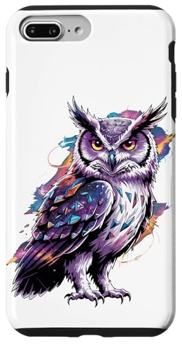 Cosmic Abstract Art Eule Eulen Hülle für iPhone 7 Plus/8 Plus Cosmic Abstract Art Eule Eulen Hülle für iPhone 7 Plus/8 Plus von Owls Lover Gifts