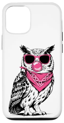 Eule Sonnenbrille Kaugummi Eulen Hülle für iPhone 12/12 Pro Eule Sonnenbrille Kaugummi Eulen Hülle für iPhone 12/12 Pro von Owls Lover Gifts
