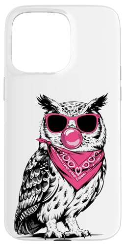 Eule Sonnenbrille Kaugummi Eulen Hülle für iPhone 15 Pro Max Eule Sonnenbrille Kaugummi Eulen Hülle für iPhone 15 Pro Max von Owls Lover Gifts