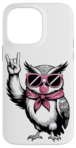 Eule Sonnenbrille Kaugummi Eulen Rock ’n’ Roll Hülle für iPhone 14 Pro Max Eule Sonnenbrille Kaugummi Eulen Rock ’n’ Roll Hülle für iPhone 14 Pro Max von Owls Lover Gifts