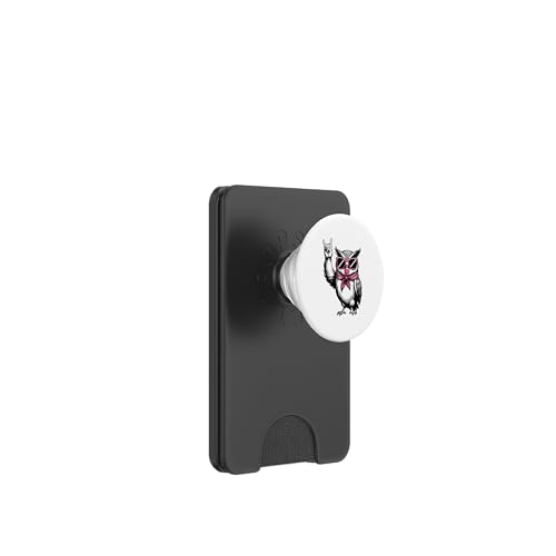 Eule Sonnenbrille Kaugummi Eulen Rock ’n’ Roll PopSockets PopWallet für MagSafe Eule Sonnenbrille Kaugummi Eulen Rock ’n’ Roll PopSockets PopWallet für MagSafe von Owls Lover Gifts