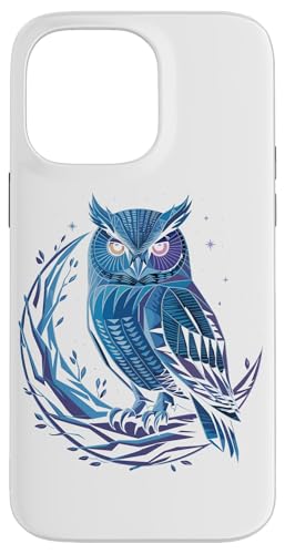 Halbmond Eule Eulen Hülle für iPhone 14 Pro Max Halbmond Eule Eulen Hülle für iPhone 14 Pro Max von Owls Lover Gifts