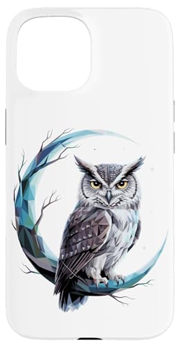 Halbmond Eule Eulen Hülle für iPhone 15 Halbmond Eule Eulen Hülle für iPhone 15 von Owls Lover Gifts