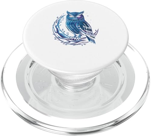 Halbmond Eule Eulen PopSockets PopGrip für MagSafe Halbmond Eule Eulen PopSockets PopGrip für MagSafe von Owls Lover Gifts