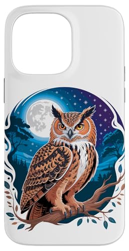 Moonlight Forest Eule Eulen Hülle für iPhone 14 Pro Max Moonlight Forest Eule Eulen Hülle für iPhone 14 Pro Max von Owls Lover Gifts