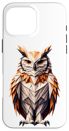 Origami Art Eule Eulen Hülle für iPhone 16 Pro Max Origami Art Eule Eulen Hülle für iPhone 16 Pro Max von Owls Lover Gifts