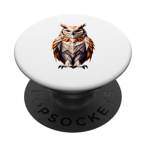 Origami Art Eule Eulen PopSockets Klebender PopGrip Origami Art Eule Eulen PopSockets Klebender PopGrip von Owls Lover Gifts