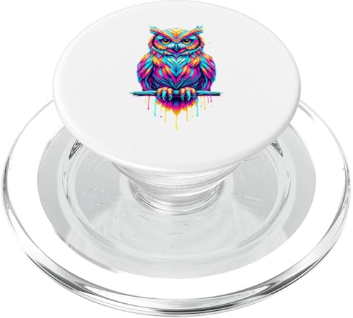 Paint Art Eule Eulen PopSockets PopGrip für MagSafe Paint Art Eule Eulen PopSockets PopGrip für MagSafe von Owls Lover Gifts