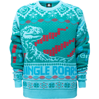 Jurassic Park Roars Knitted Jumper - Green - XS von Own Brand