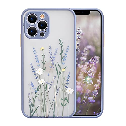 Ownest Kompatibel mit iPhone 14 Pro Max Hülle, Blumen Transparent Silikon Aesthetic Handyhülle Kameraschutz Case Matt Mädchen Weich TPU Bumper Stoßfest Schutzhülle für iPhone 14 Pro Max - Lila Ownest Kompatibel mit iPhone 14 Pro Max Hülle, Blumen Transparent Silikon Aesthetic Handyhülle Kameraschutz Case Matt Mädchen Weich TPU Bumper Stoßfest Schutzhülle für iPhone 14 Pro Max - Lila von Ownest