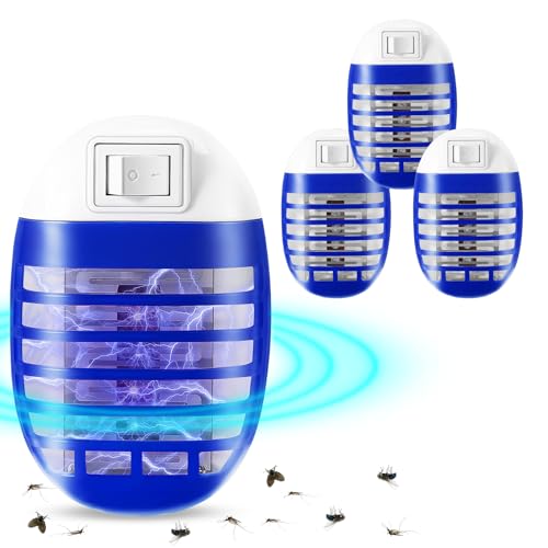 Elektrische Mückenlampe 4 Stück, UV-Insektenvernichter, Mückenschutz Steckdose für Zuhause, Küche, Schlafzimmer, Esszimmer, Insektenfalle Fliegenfalle gegen Mücken, Motten und andere Insekten Elektrische Mückenlampe 4 Stück, UV-Insektenvernichter, Mückenschutz Steckdose für Zuhause, Küche, Schlafzimmer, Esszimmer, Insektenfalle Fliegenfalle gegen Mücken, Motten und andere Insekten von Ownicee