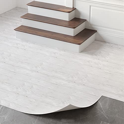 Oxdigi PVC Bodenbelag Selbstklebende 3 m², Holzoptik Vinylboden Bodenfliesen für Eingangstür, Wohnzimmer, Küche, Balkon, Abstellraum, Zuschneidbar Vinyl-Fußböden 0,6 x 5 m Grau Eiche Oxdigi PVC Bodenbelag Selbstklebende 3 m², Holzoptik Vinylboden Bodenfliesen für Eingangstür, Wohnzimmer, Küche, Balkon, Abstellraum, Zuschneidbar Vinyl-Fußböden 0,6 x 5 m Grau Eiche von Oxdigi