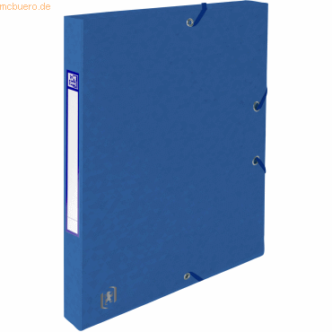12 x Oxford Sammelbox Top File+ A4 25mm 390g/qm Multistrat blau 12 x Oxford Sammelbox Top File+ A4 25mm 390g/qm Multistrat blau von Oxford