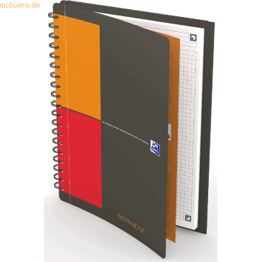 Oxford International Meetingbook Connect B5 80 Blatt 80g/qm kariert Oxford International Meetingbook Connect B5 80 Blatt 80g/qm kariert von Oxford