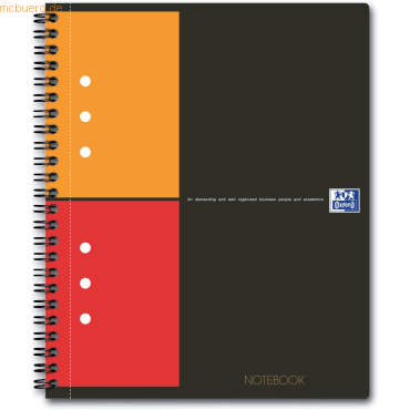 Oxford Notebook International Optik Paper 80 g/qm A5+ 5mm kariert 80 von Oxford