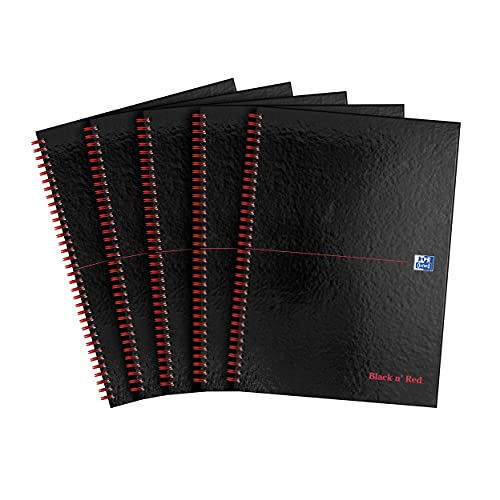 Black n Red Spiralbuch 90 g/m² liniert 140 Seiten A4 5 Stück Black n Red Spiralbuch 90 g/m² liniert 140 Seiten A4 5 Stück von Black n' Red