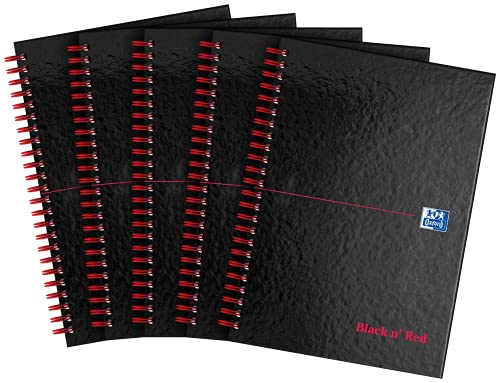 Black 'n Red Spiralbuch 90 g/m² liniert und perforiert 140 Seiten A5 5 Stück Black 'n Red Spiralbuch 90 g/m² liniert und perforiert 140 Seiten A5 5 Stück von Black n' Red