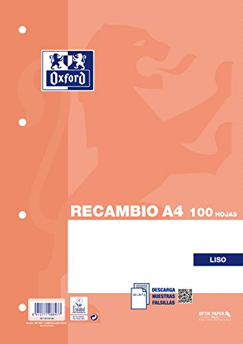 OXFORD 100430209 Ersatzpapier 100 Blätter A4 90G leer OXFORD 100430209 Ersatzpapier 100 Blätter A4 90G leer von Oxford