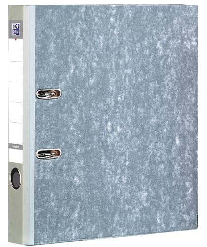 OXFORD 20 Stück Ordner Smart Original A4XL, Rücken 50 mm, 2 D-Ringe, Deckblatt aus recyceltem Papier, Grau OXFORD 20 Stück Ordner Smart Original A4XL, Rücken 50 mm, 2 D-Ringe, Deckblatt aus recyceltem Papier, Grau von Oxford