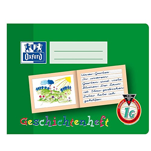 Oxford 100050103 Geschichtenheft, A5 quer, 1G, 16, robuster, abwischbarer Deckel Oxford 100050103 Geschichtenheft, A5 quer, 1G, 16, robuster, abwischbarer Deckel von Oxford