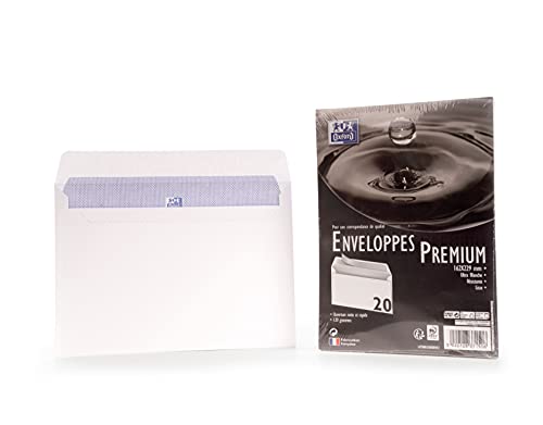 Oxford 20 Briefhüllen Premium weiß Oxford 20 Briefhüllen Premium weiß von Oxford