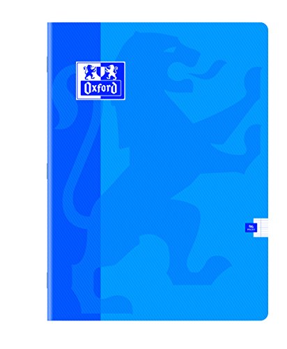 Oxford 400092298 Notizbuch, kariert 96 Seiten, 24 x 32 cm blau von Oxford