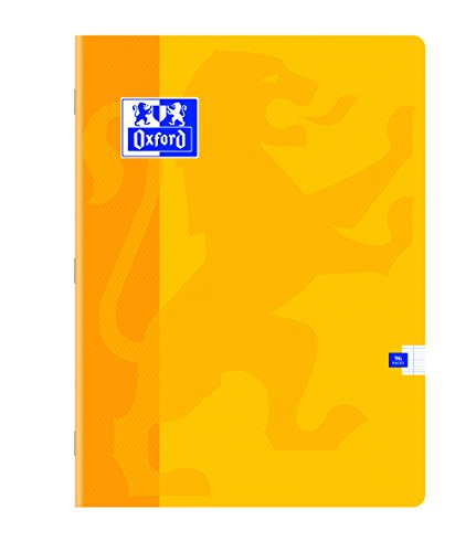 Oxford 400092299 Notizbuch, kariert 96 Seiten, 24 x 32 cm gelb von Oxford