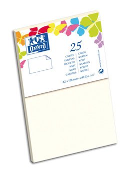 Oxford Briefumschlag Pergamentpapier 90 x 140 mm, 120 g, 20 Stück, himmelblau, 46507 von Oxford