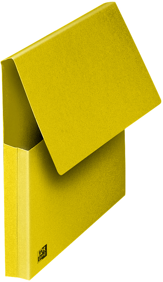 Oxford Dokumententasche, DIN A4, Karton, gelb von Oxford