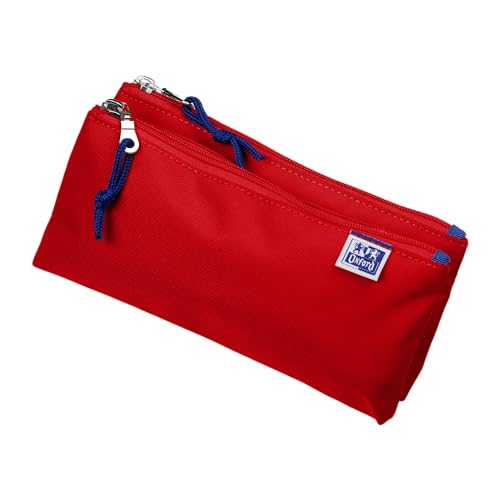 Oxford Federmäppchen für Mädchen und Jungen, Doppel-Fach, 2 Taschen, langlebig, rot Oxford Federmäppchen für Mädchen und Jungen, Doppel-Fach, 2 Taschen, langlebig, rot von Oxford