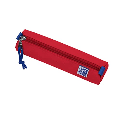 Oxford Federmäppchen für Mädchen und Jungen, Ø 4 cm rund, Stifte-Etui, langlebig, rot Oxford Federmäppchen für Mädchen und Jungen, Ø 4 cm rund, Stifte-Etui, langlebig, rot von Oxford