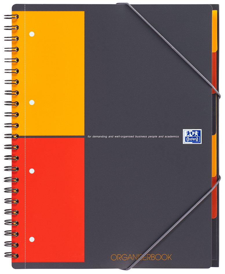 Oxford International Collegeblock , Organiserbook, , kariert von Oxford