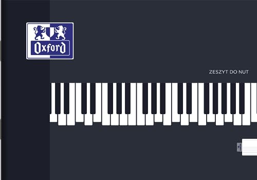 Oxford Musikheft A5 16 Blatt Fünfkolonie von Oxford