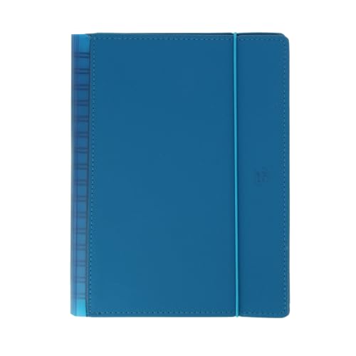 Oxford MyFab Terminplaner 2024, Wochenansicht, A5, inkl. extra Hardcover und Nachfüllpack mit Spiralbindung, Blau von Oxford