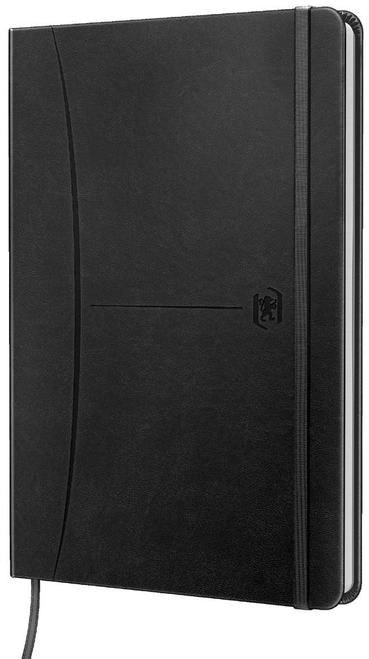 Oxford Notizbuch Signature, DIN A5, liniert, schwarz von Oxford