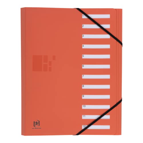 Oxford Ordnungsmappe, DIN A4, aus Kunststoff, orange Oxford Ordnungsmappe, DIN A4, aus Kunststoff, orange von Oxford