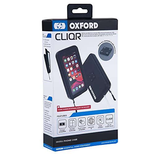 Oxford Products CLIQR Universal Handytasche für Motorrad/Fahrrad von Oxford