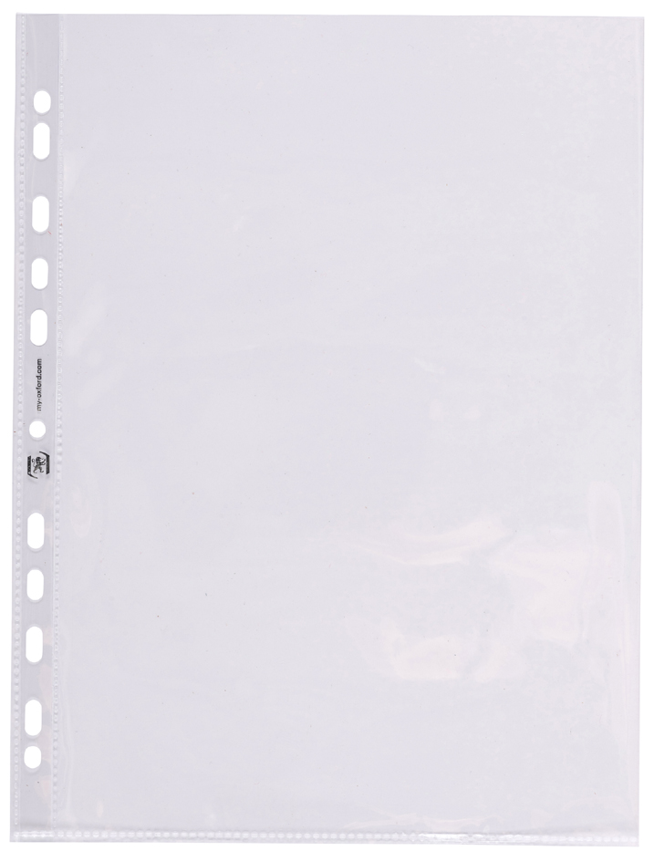 Oxford Prospekthülle Premium, DIN A4, PVC, 0,08 mm, glasklar Oxford Prospekthülle Premium, DIN A4, PVC, 0,08 mm, glasklar von Oxford