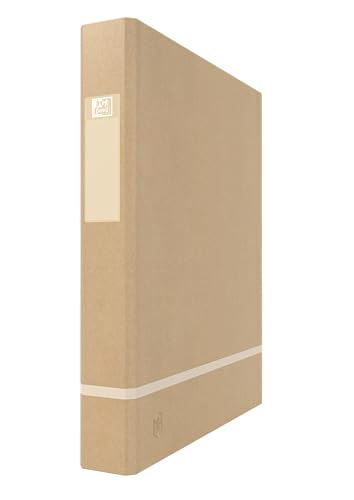 Oxford Ringbuch A4 3,5 cm breit, gut für die Umwelt, in beige, 10 Stück von Oxford