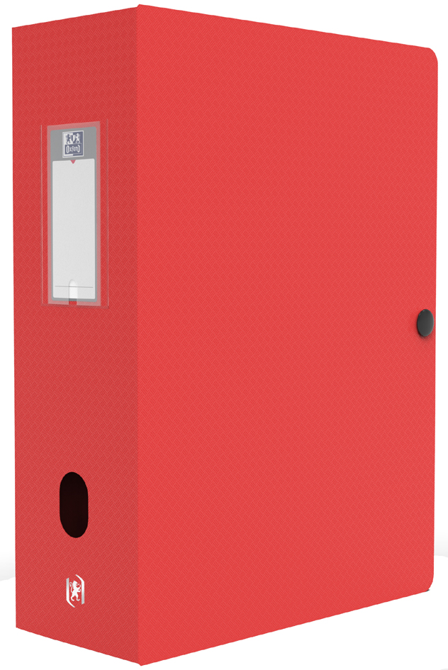 Oxford Sammelbox Memphis, Füllhöhe: 100 mm, DIN A4, rot Oxford Sammelbox Memphis, Füllhöhe: 100 mm, DIN A4, rot von Oxford