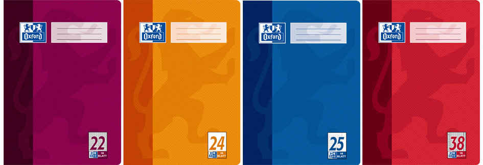 Oxford Schulheft, DIN A4, Lineatur 28 / kariert, 16 Blatt Oxford Schulheft, DIN A4, Lineatur 28 / kariert, 16 Blatt von Oxford