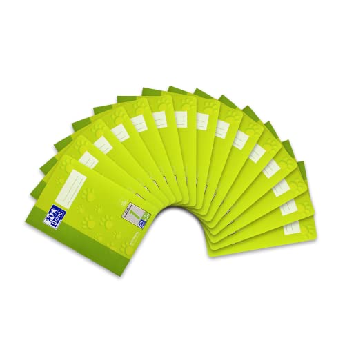 Oxford Schulheft A5, 16 Blatt, Lineatur 1, liniert, 15 Stück von Oxford