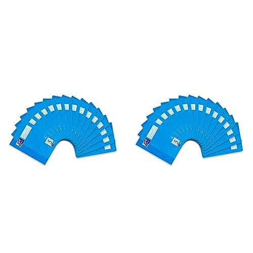 Oxford Schulheft A5, Lineatur 5, 16 Blatt, blau, 15 Stück (Packung mit 2) von Oxford