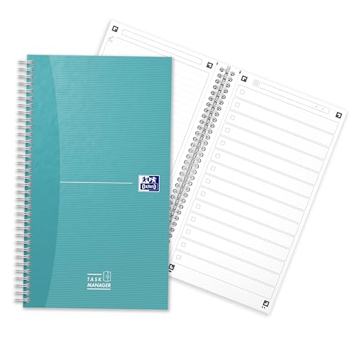 Oxford To Do Planner 115 Blatt Arbeitsnotizbuch Scribzee Aqua von Oxford