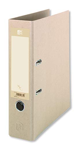 Oxford Touareg Ordner A4, 8 cm breit, beige, 1 Stück von Oxford