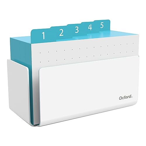 Oxford at Hand Note Card Organizer, 25 Dot Grid Cards, Shoreline Blue, 1 Each (3342016) von Oxford