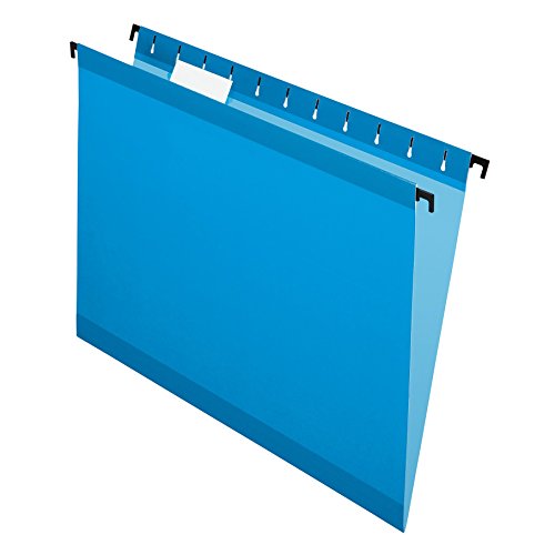 Pendaflex SureHook verstärkte Hängemappen, Briefgröße, Blau, 20 Stück pro Box (6152 1/5 Blau), 33 x 7,1 x 24,3 cm von Oxford