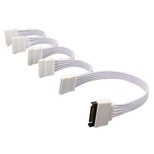 15pin Satas Power Extension Cable Male Bis 5 Frauen Für Enhanceds HDDS Konnektivität 15pin Satas Power Extension Cable Male Bis 5 Frauen Für Enhanceds HDDS Konnektivität von Oxxggkao