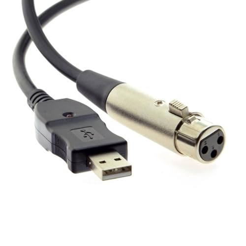 Oxxggkao Tragbarer USB Male Bis 3Pin Weiblicher Soundkabel Adapterlinie Für Eine Einfache Verbindung Von Mikrofonen Zu Computern Für Die Musikproduktion Oxxggkao Tragbarer USB Male Bis 3Pin Weiblicher Soundkabel Adapterlinie Für Eine Einfache Verbindung Von Mikrofonen Zu Computern Für Die Musikproduktion von Oxxggkao